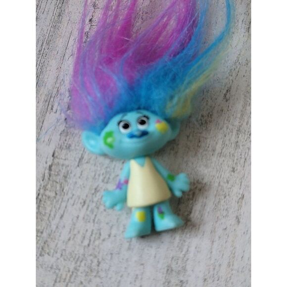 Dwa 2015 trolls mini girl purple blue doll toy figure - Picture 2 of 5